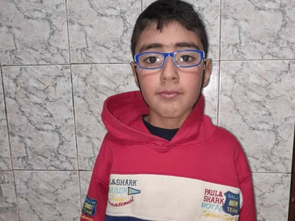 Mohammad, an orphaned youngster, lost his father to a mortar bomb.