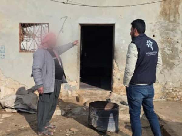 A home unprotected from winter cold