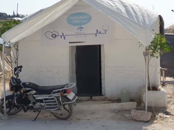 دعم النقطة الطبية في مخيم دير بلوط