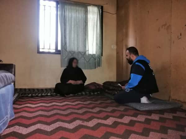 Maryam, is a displaced woman who needs your help