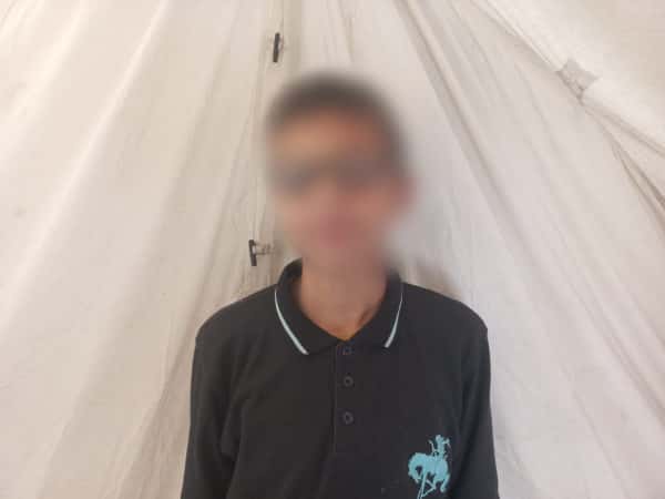 Hamza is an orphaned kid from Gaza