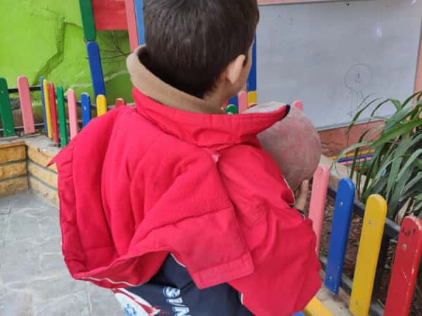 Hamzah is an orphan from Idlib