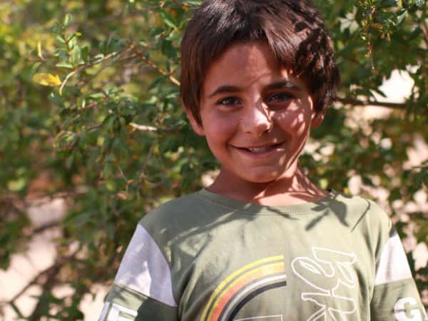 Mohammad is an orphan child from Idlib