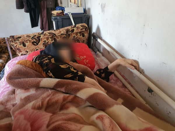 Illness spreads through Khadouj's body without her receiving treatment.
