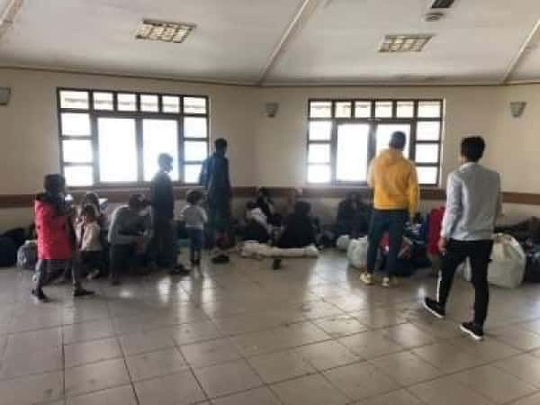 A family has been displaced for many times