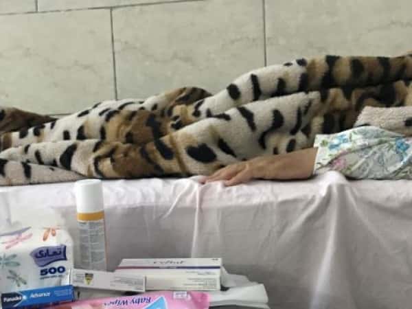A woman suffers of two types of cancer