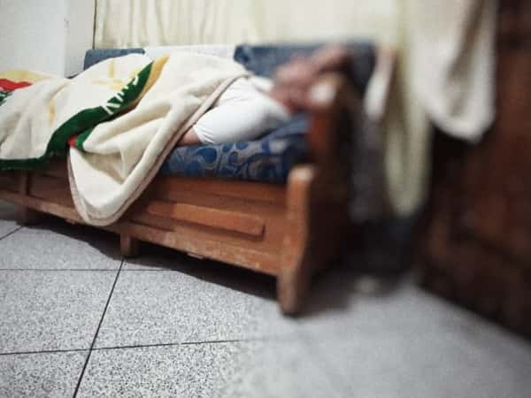 A man suffers from severe pains