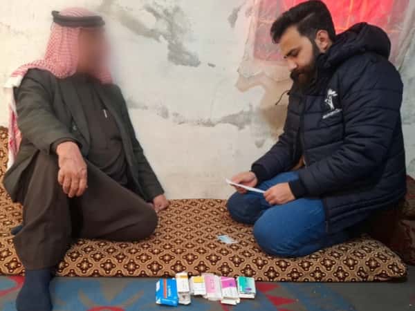 Hammadi… the weight of loss and illness.