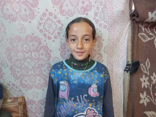 Salma is an orphan girl from Gaza.