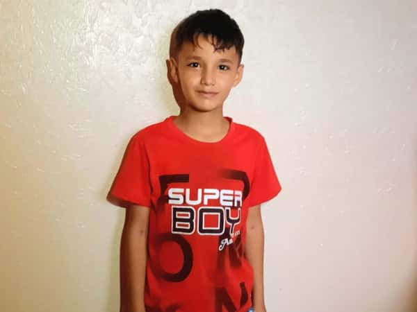 Ahmad is an orphaned child from Gaza.