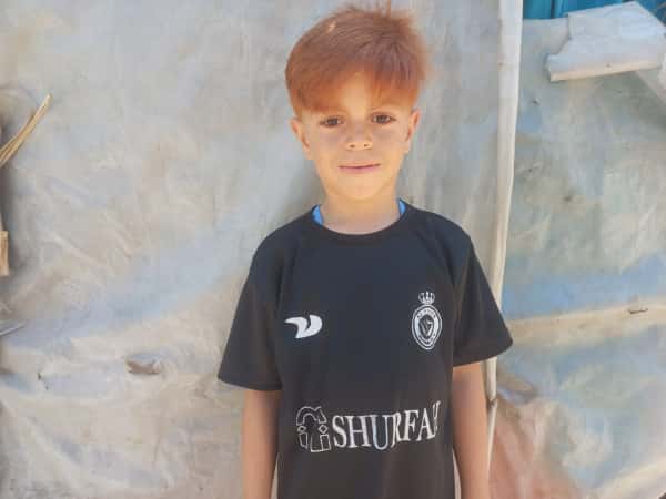 Mustafa is an orphan child in Gaza.