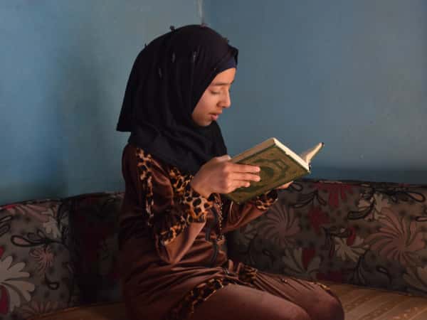 Raghad is an orphan girl from Aleppo