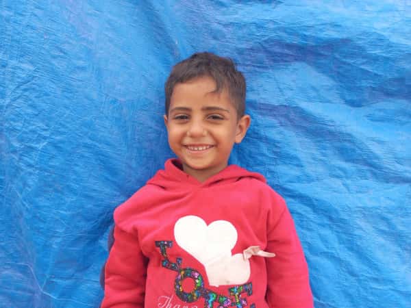 Siraj is an orphan child from Gaza.