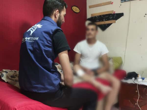 Mustafa has foot disability and he needs your support to start his small business