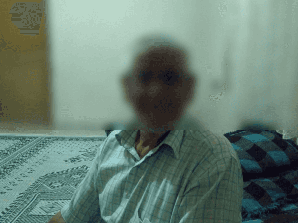 elderly man needs surgery for a tumor