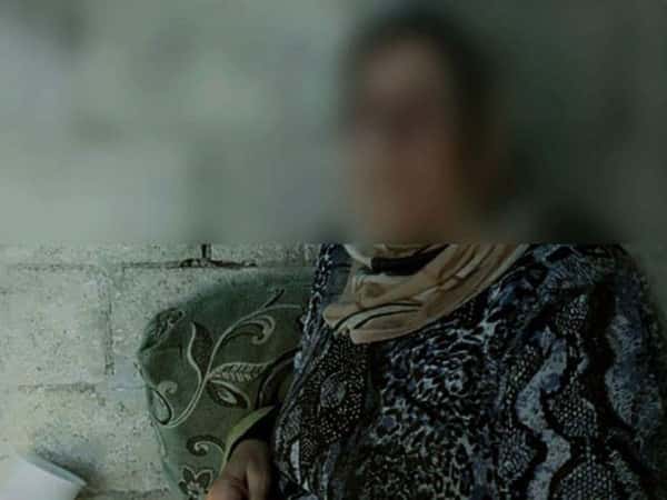 Displaced woman in need of an eye surgery