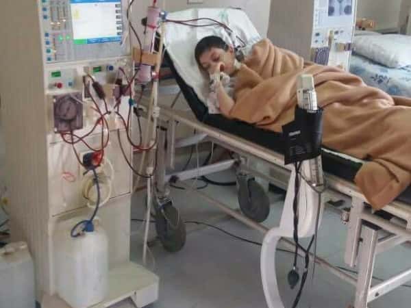 A Child Suffering from Kidney Failure