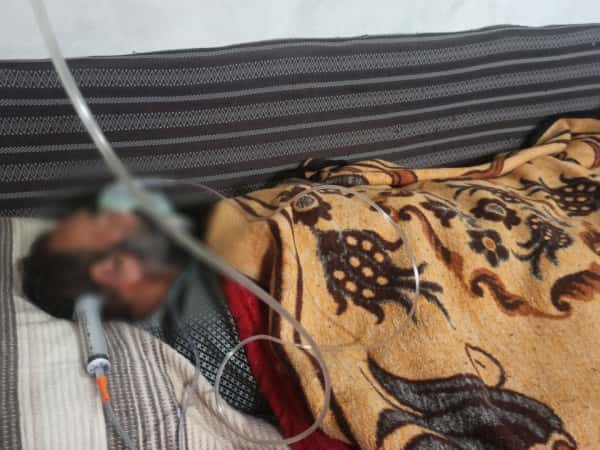 Mahmoud is with cerebral stroke and heart attack