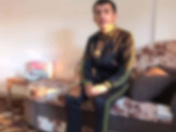 Young man suffering from brain overcharges
