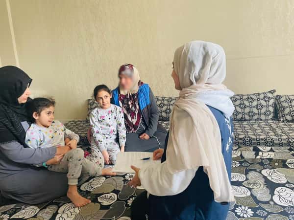 Safaa and her sisters are in great distress after the earthquake, and they are asking for your help