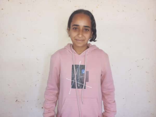 Lama is an orphaned child from Gaza.