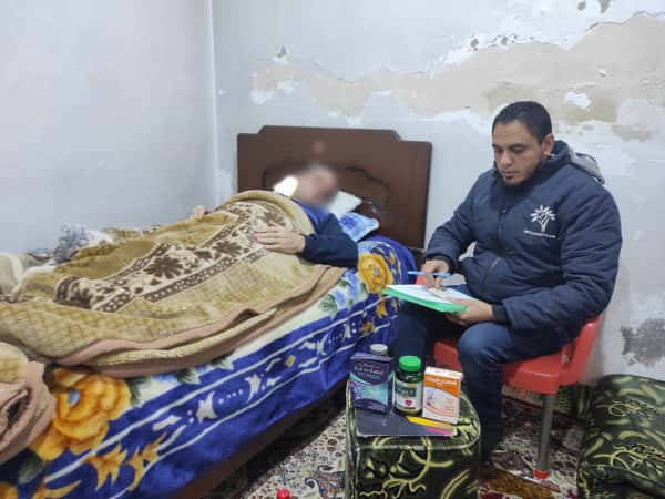 Physical therapy for Walid will restore his strength to support his family.