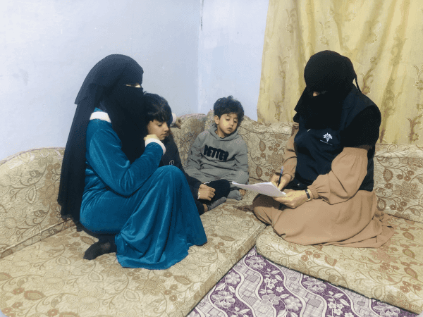 A large family burdened by mounting debt.