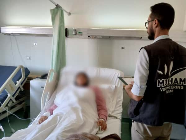 Fatima is suffering after her appendix ruptured.