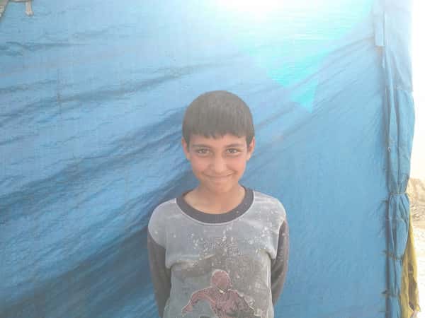 Ali, the orphaned child from Aleppo, is in need of your help.