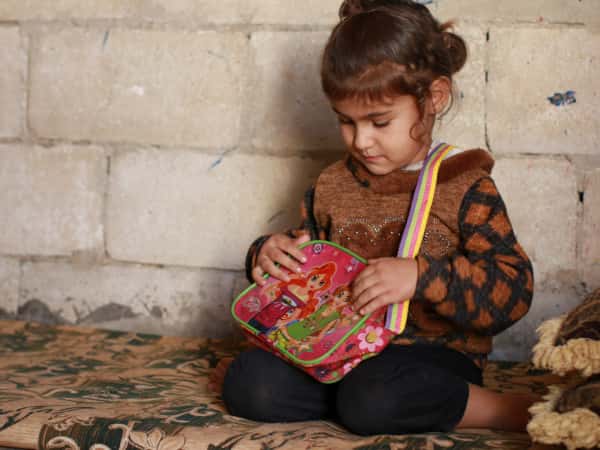 Sara is an orphan from Idlib