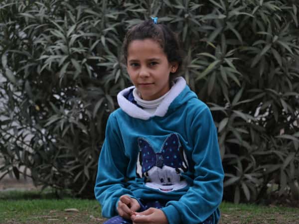 Marwa is an orphan child from Idlib