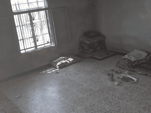 A family in a miserable situation
