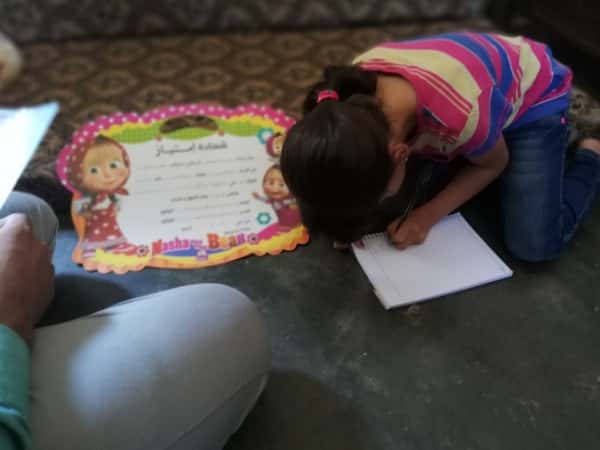 A girl  with growth impairments