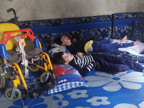 Two Children Trapped in Stillness