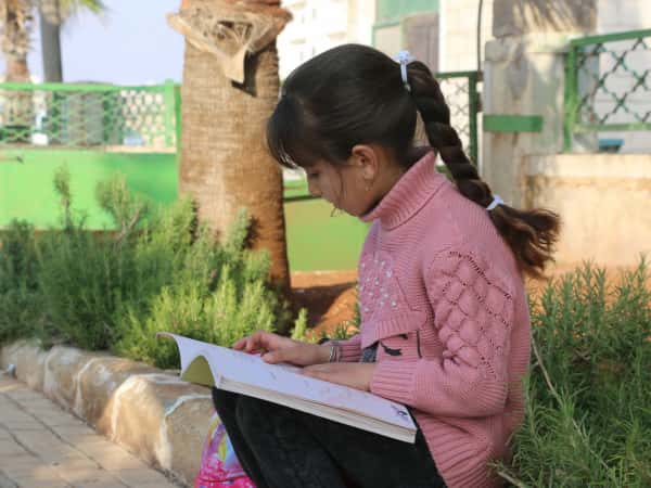 Nermin, an orphan girl from rural Aleppo