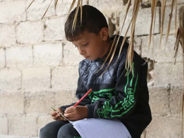 Omar, an orphan from Aleppo