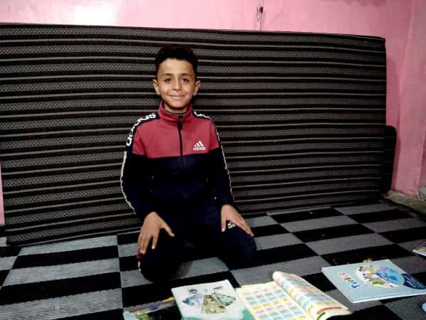Abdul Razzaq is an orphan child from the Aleppo countryside