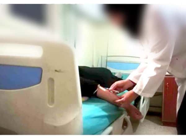 Urgent surgical resection of hematoma