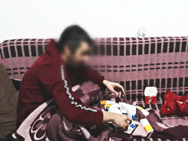 a family of 9 living in a poor house