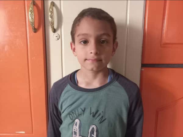 Al-Waleed is an orphan child from Gaza.