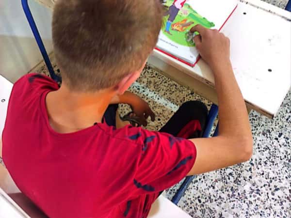 Ahmad is an orphaned boy from Idlib city