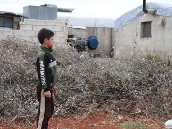 Hussein is an orphan from the Idlib countryside