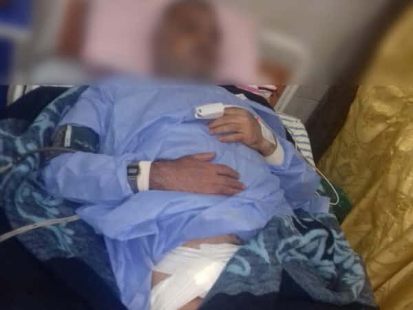A man with high risk of myocardial infarction
