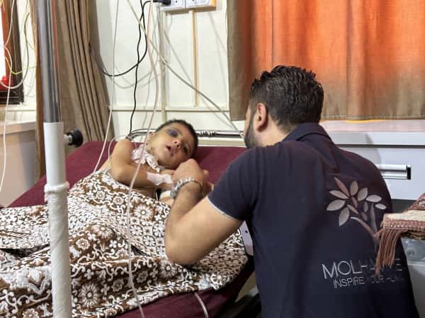 Little Moayad is in dire need of surgery to relieve his pain!