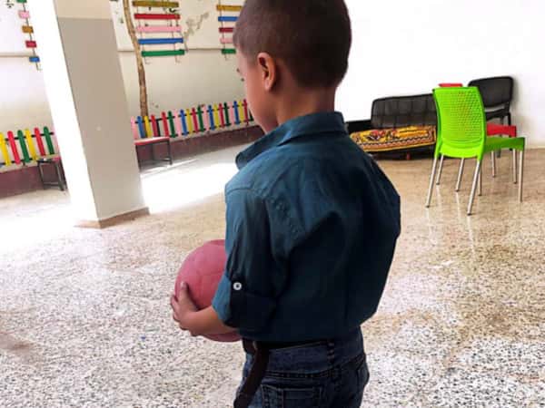 Saif Allah is an orphan from Homs