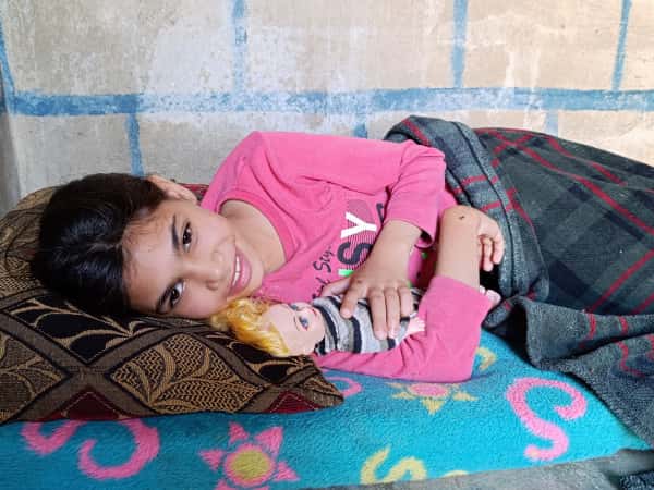 Anyone can imagine her suffering; Aisha suffers from numerous illnesses.