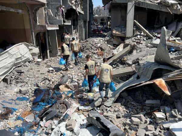 الطرود الغذائية في غزة