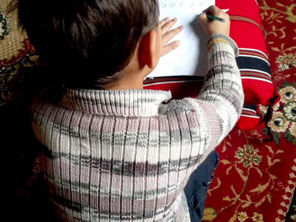 Khaled, an orphan from Aleppo