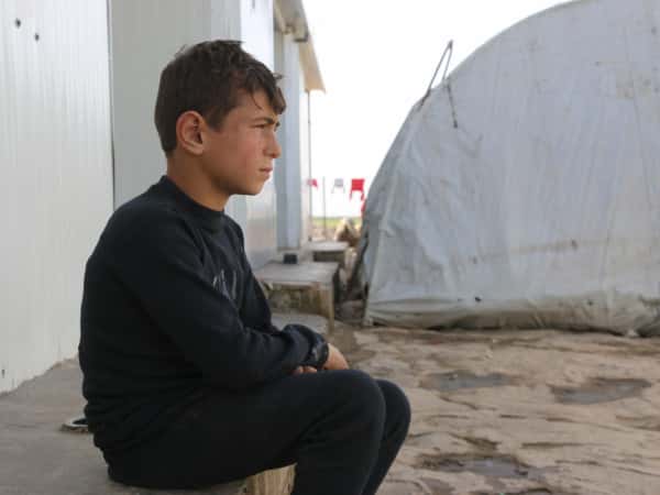 Ahmad lost his father due to the earthquake