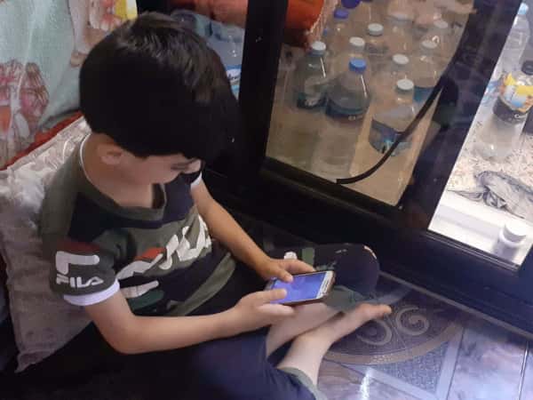 Mahmoud is an orphan from Idlib